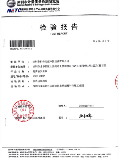 檢測報(bào)告二